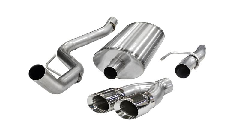 Ford F-150 Performance Exhaust - CORSA Performance - Cat Back Sport - Polished - `11-`14